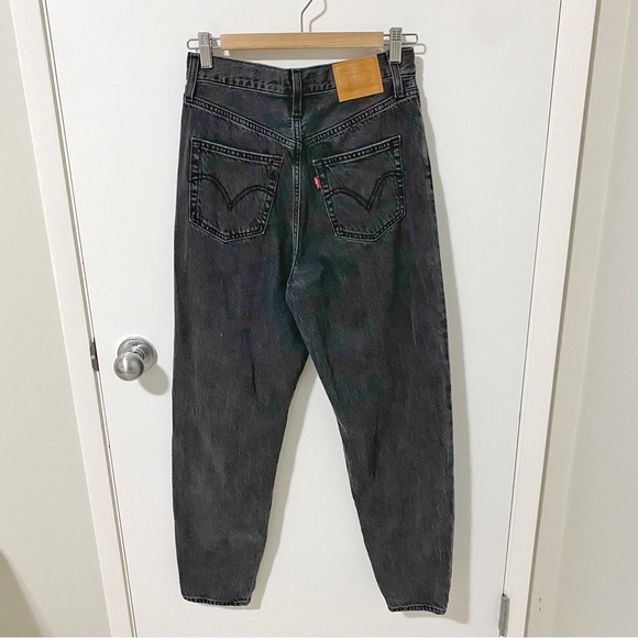 Levi’s Premium High Loose Taper Fit High Rise Jean Black size 26 - Picture 8 of 16